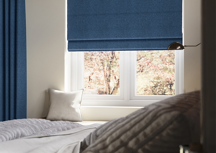Wexley, Imperial Blue - Roman Blind - Image 5